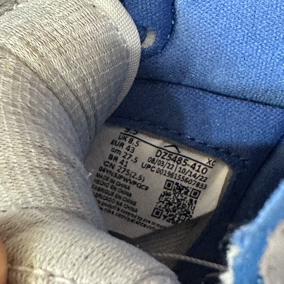 Mens Jordan 1 Retro High OG True Blue - Picture 8 of 10